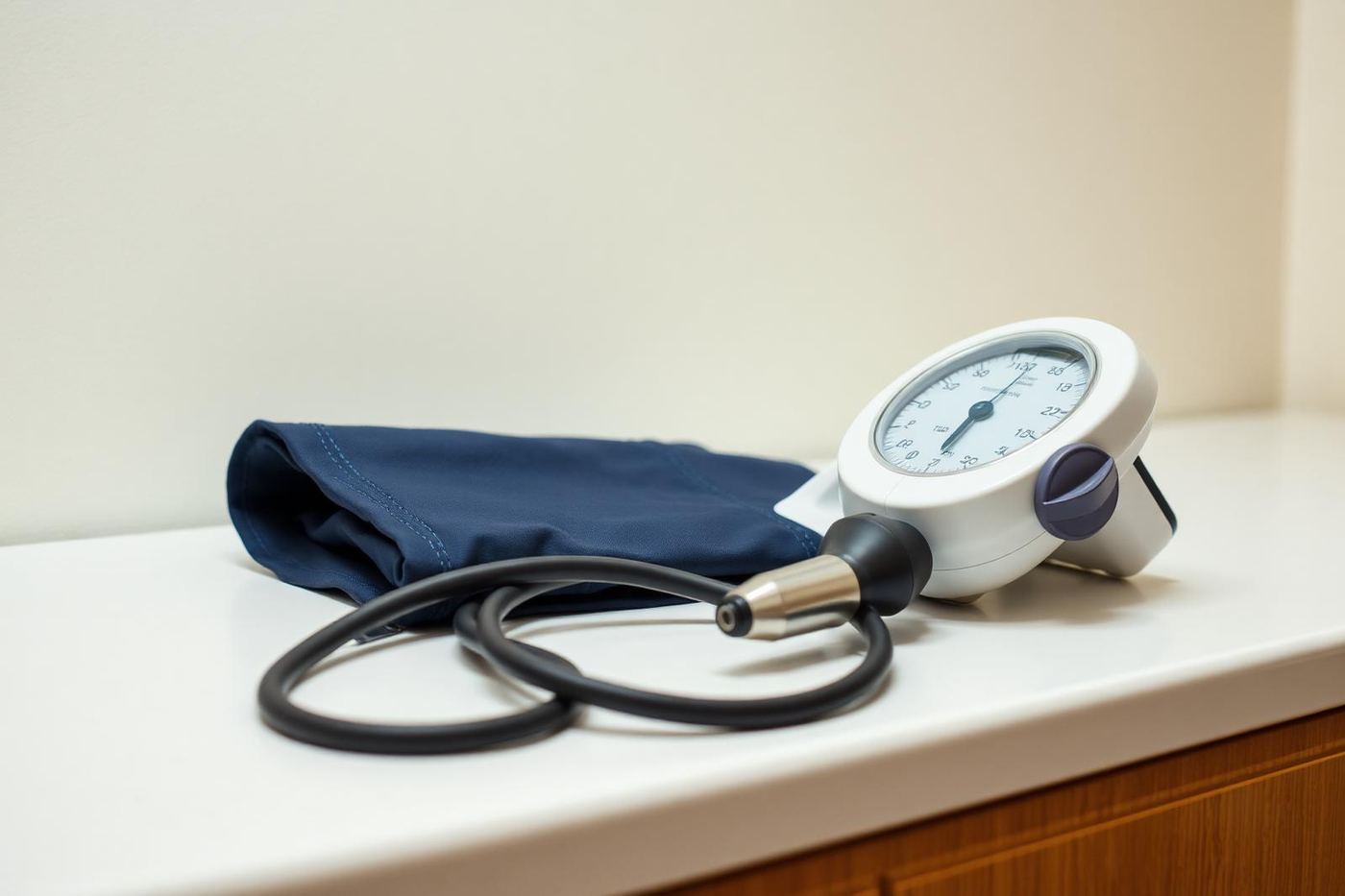 Blood pressure cuff and instruments on an exam room counter — Is My HVAC Contractor Website Costing Me Customers Little Havana?