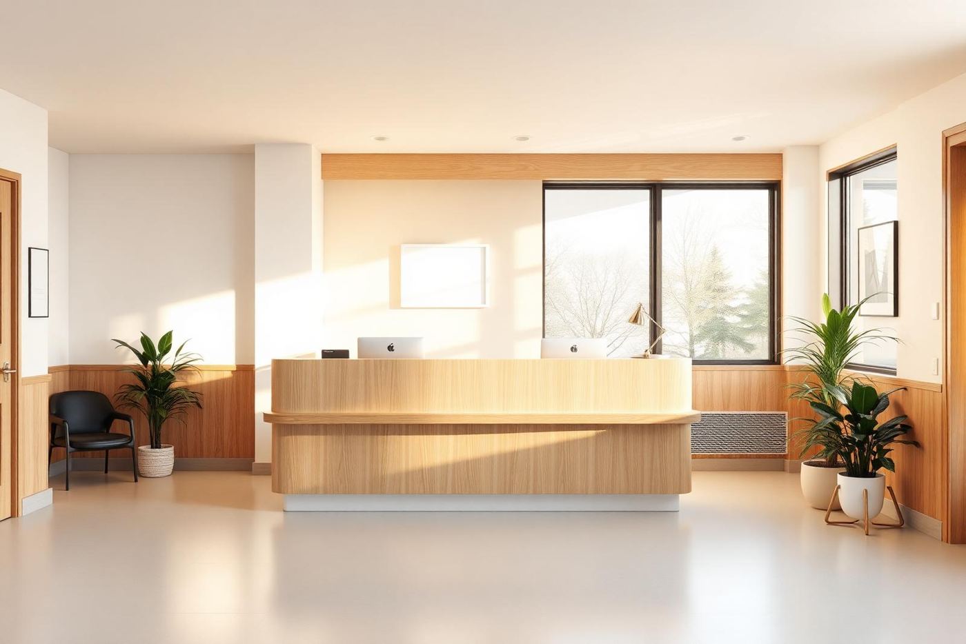 Bright, welcoming clinic reception area — Who Owns My Website If I Leave My Agency?